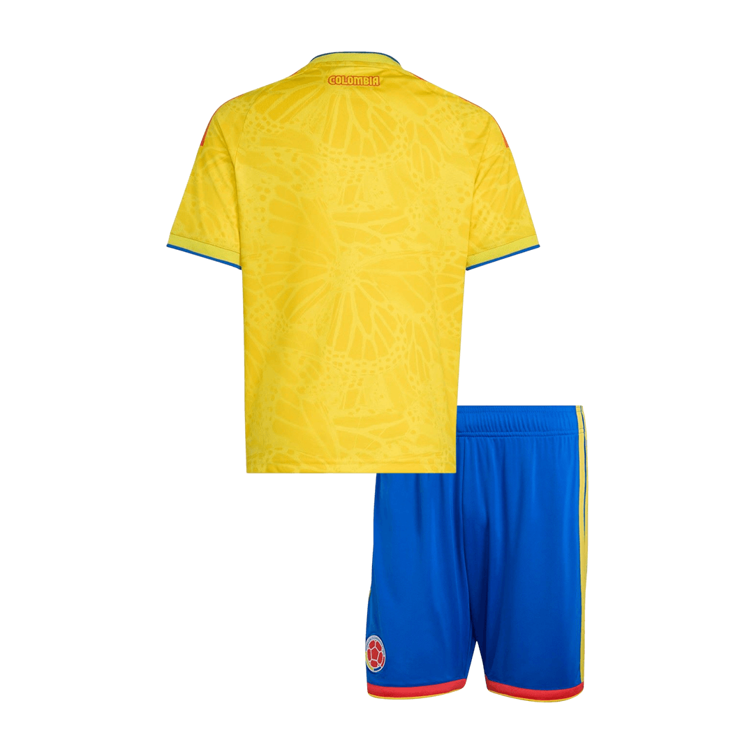 Kid's Colombia World Cup 2026 Home Soccer Jersey Kit