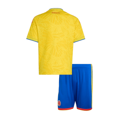 Kid's Colombia World Cup 2026 Home Soccer Jersey Kit