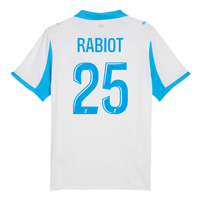 RABIOT #25 Men's Marseille 2025/26 Home Soccer Jersey