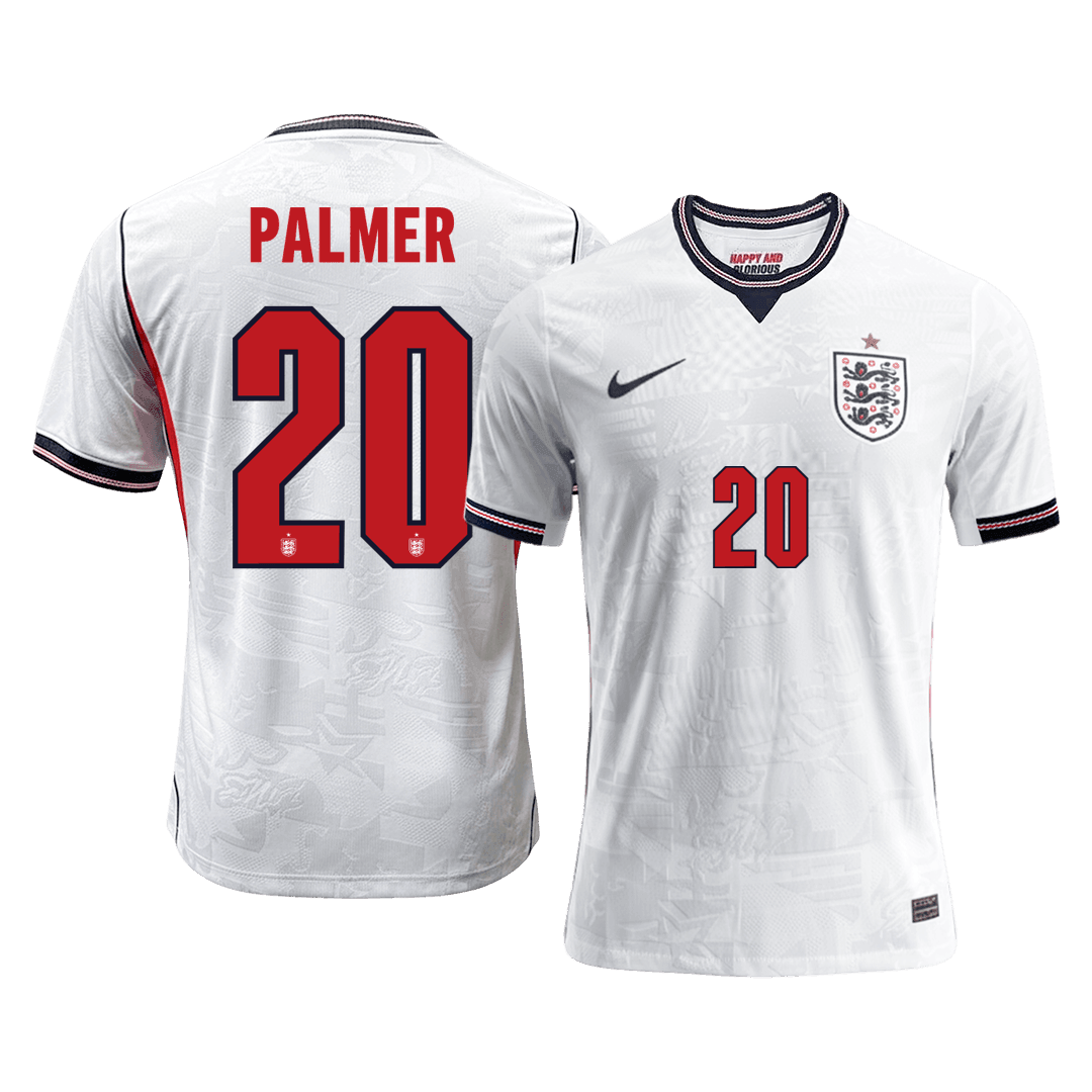 PALMER #20 Men's England World Cup 2026 Player Version Home Soccer Jersey - Slim Fit