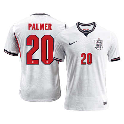 PALMER #20 Men's England World Cup 2026 Player Version Home Soccer Jersey - Slim Fit