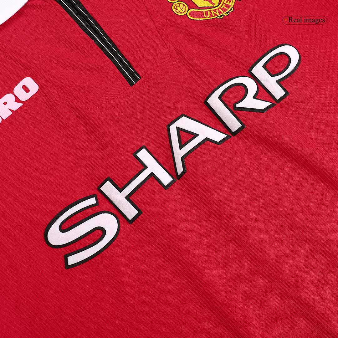Retro Men's Manchester United 98/00 Home Soccer Jersey