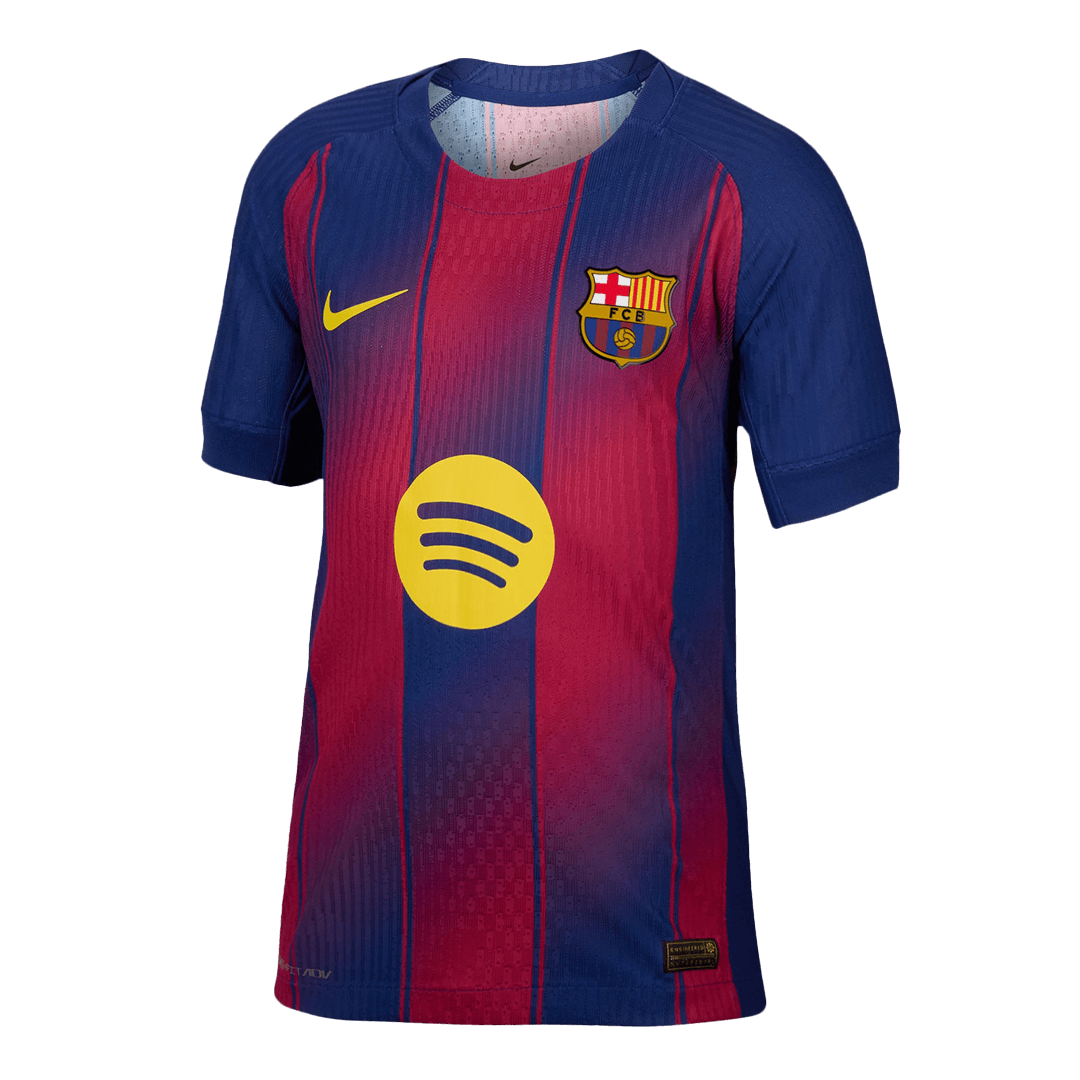 LEWANDOWSKI #9 Men's Barcelona 2025/26 Player Version Home Soccer Jersey - Slim Fit