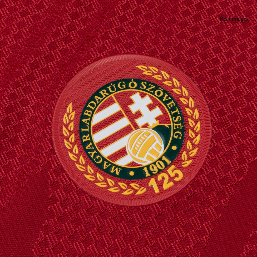 Men's Hungría World Cup 2026 Player Version Home Soccer Jersey - Slim Fit