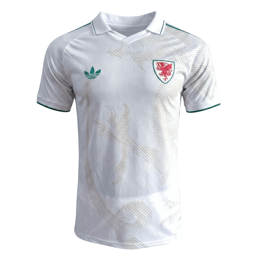 Men's Wales World Cup 2026 Player Version Away Soccer Jersey - Slim Fit