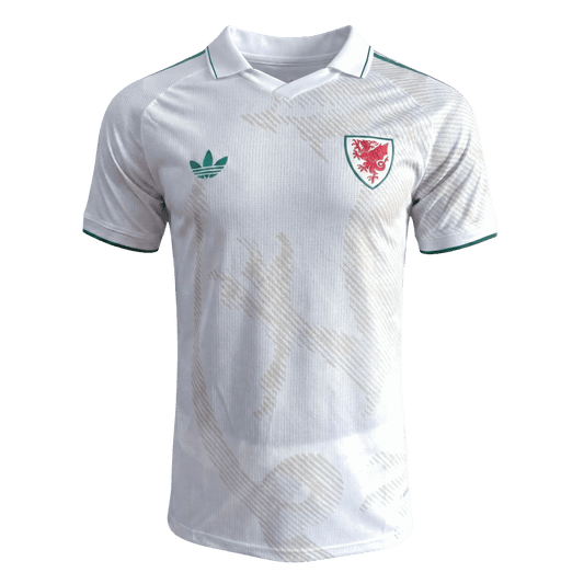 Men's Wales World Cup 2026 Player Version Away Soccer Jersey - Slim Fit