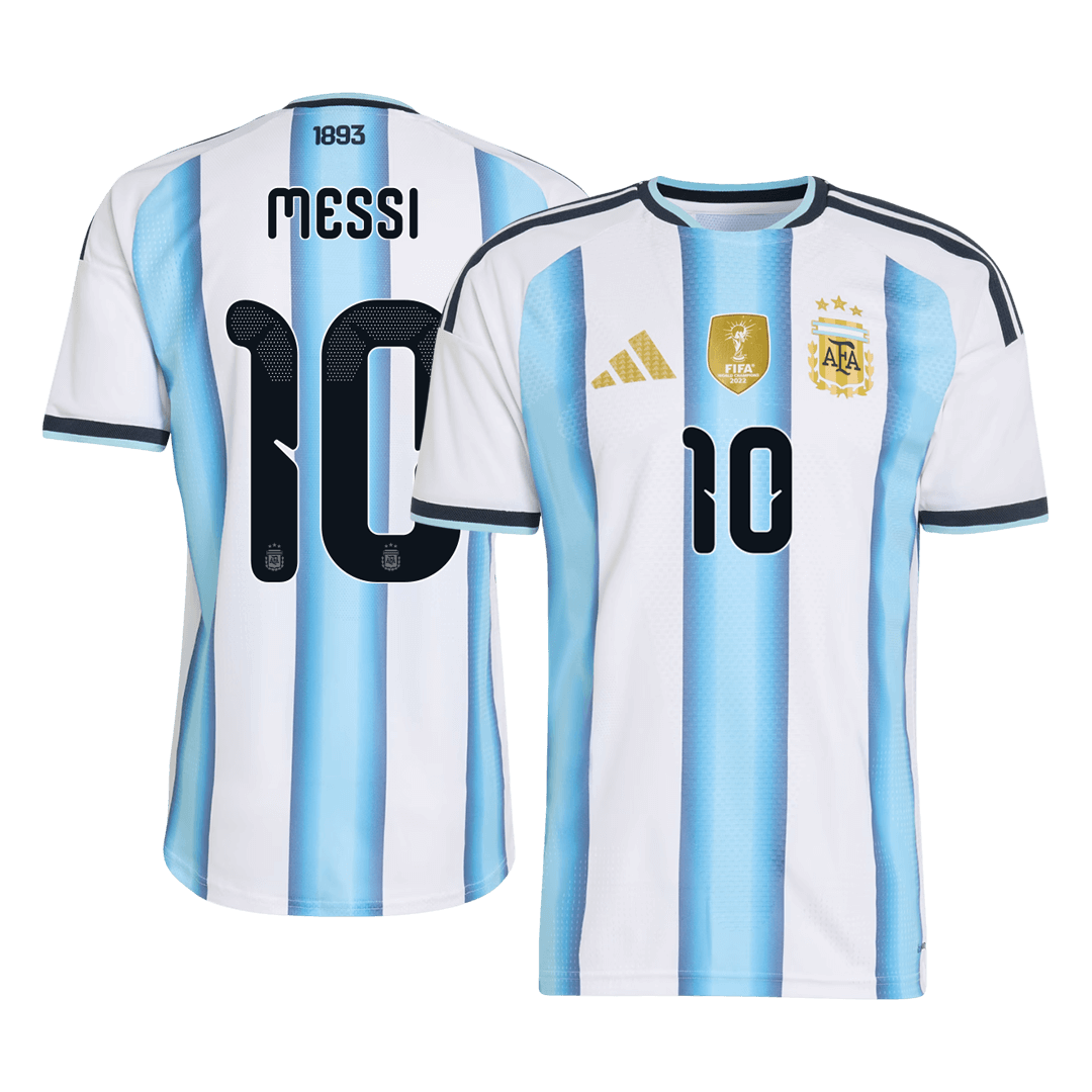 MESSI #10 Men's Argentina World Cup 2026 Player Version Home Soccer Jersey - Slim Fit