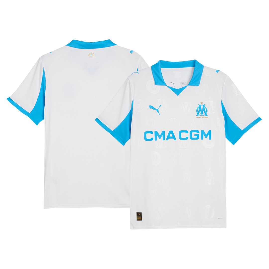 Men's Marseille 2025/26 Home Soccer Jersey