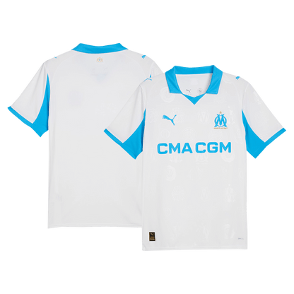 Men's Marseille 2025/26 Home Soccer Jersey