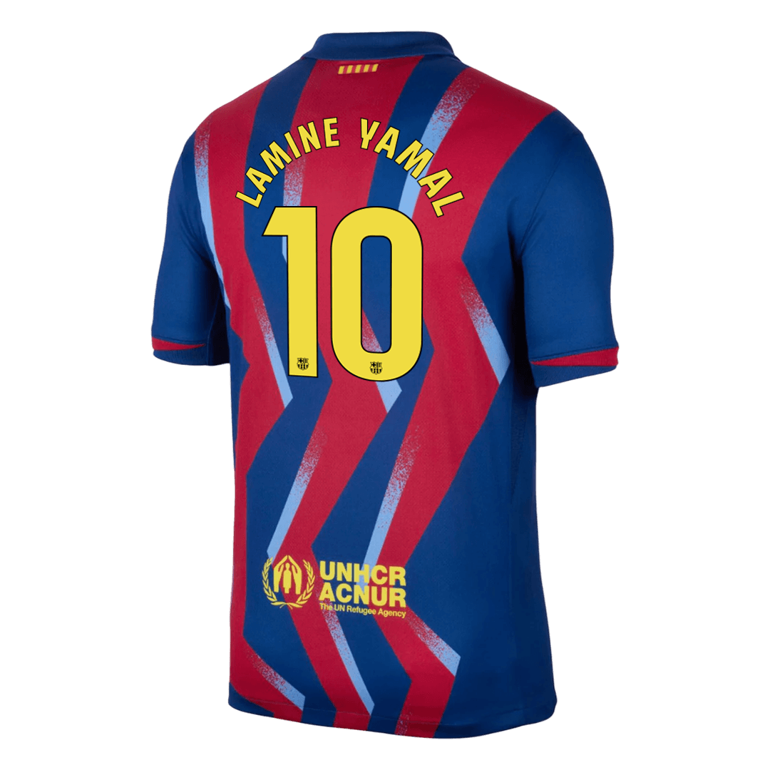 LAMINE YAMAL #10 Men's Barcelona 2025/26 Fourth Away Soccer Jersey