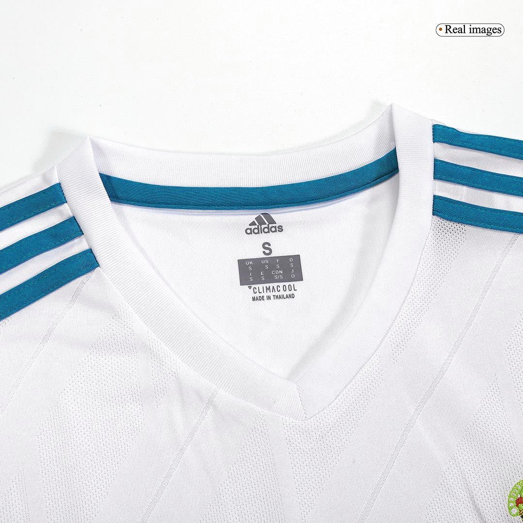 Retro BENZEMA #9 Men's Real Madrid 2017/18 Home Soccer Jersey