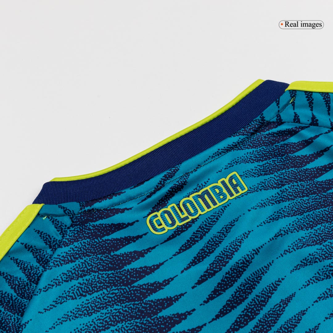 Kid's Colombia World Cup 2026 Away Soccer Jersey Kit