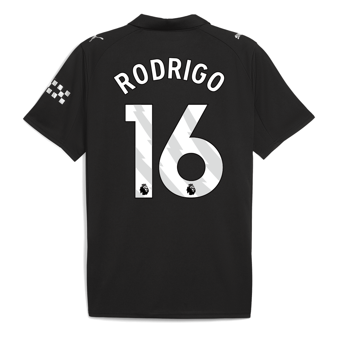RODRIGO #16 Men's Manchester City 2025/26 Away Soccer Jersey