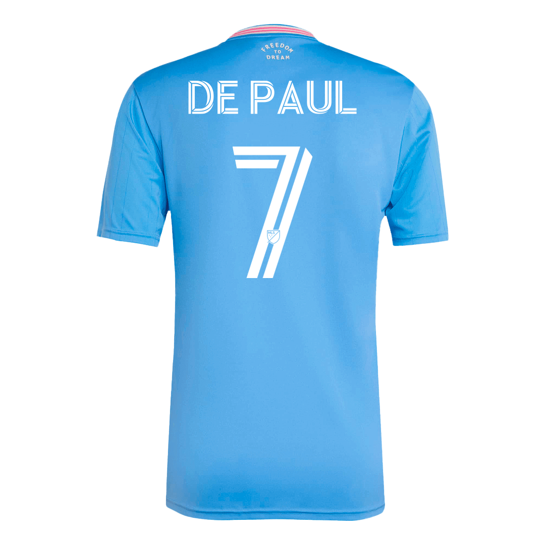 DE PAUL #7 Men's Inter Miami CF 2025 Third Away Soccer Jersey