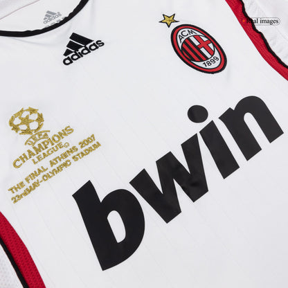 Retro Men's AC Milan 2006/07 Away Long Sleeve Soccer Jersey