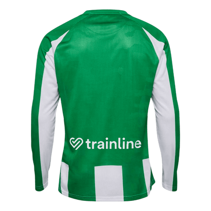 Men's Real Betis 2025/26 Home Long Sleeve Soccer Jersey
