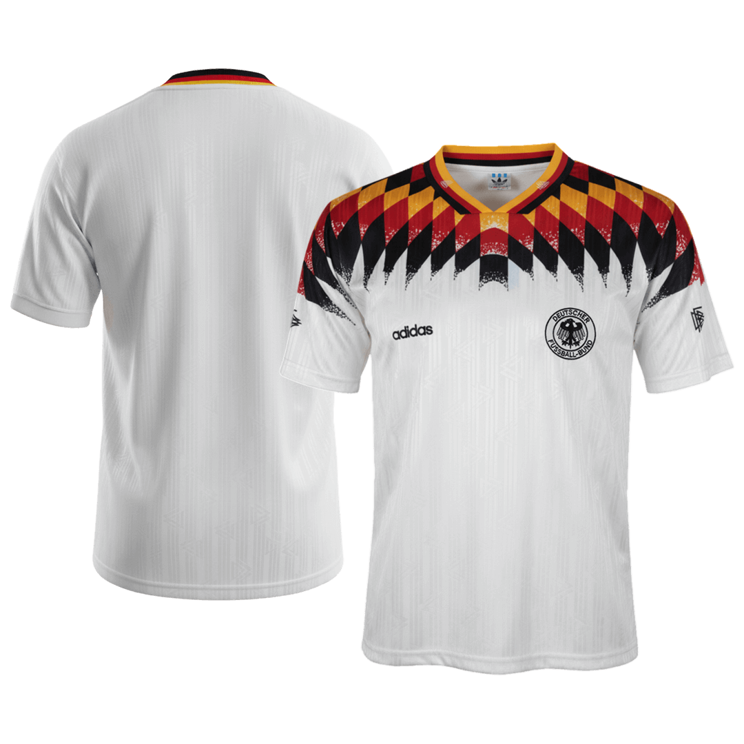 Retro Men's Germany 1994 Home Soccer Jersey