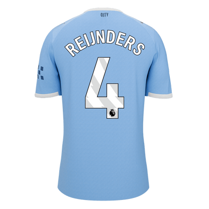 REIJNDERS #4 Men's Manchester City 2025/26 Home Soccer Jersey [PREMIUM]