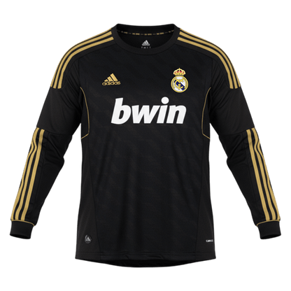 Retro Men's Real Madrid 2011/12 Away Long Sleeve Soccer Jersey