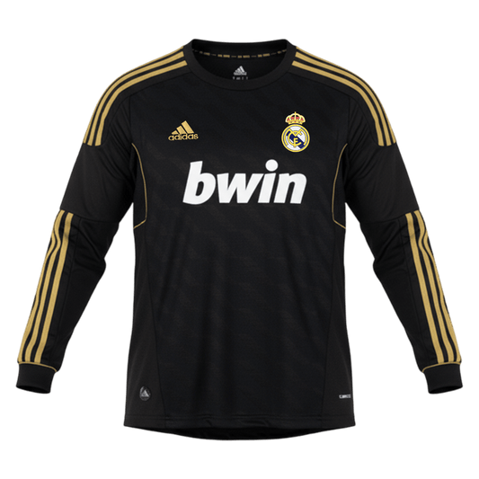 Retro Men's Real Madrid 2011/12 Away Long Sleeve Soccer Jersey