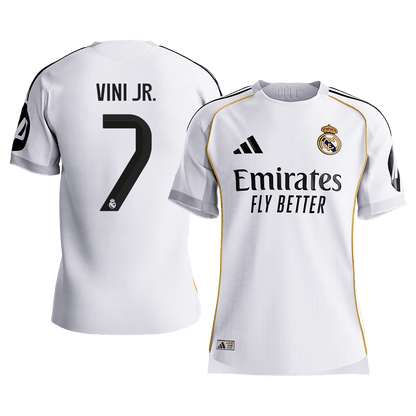 VINI JR. #7 Men's Real Madrid 2025/26 Player Version Home Soccer Jersey - Slim Fit [PREMIUM]