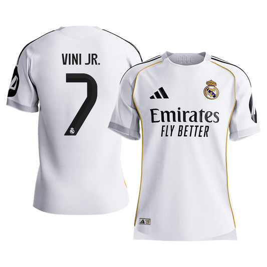 VINI JR. #7 Men's Real Madrid 2025/26 Player Version Home Soccer Jersey - Slim Fit [PREMIUM]