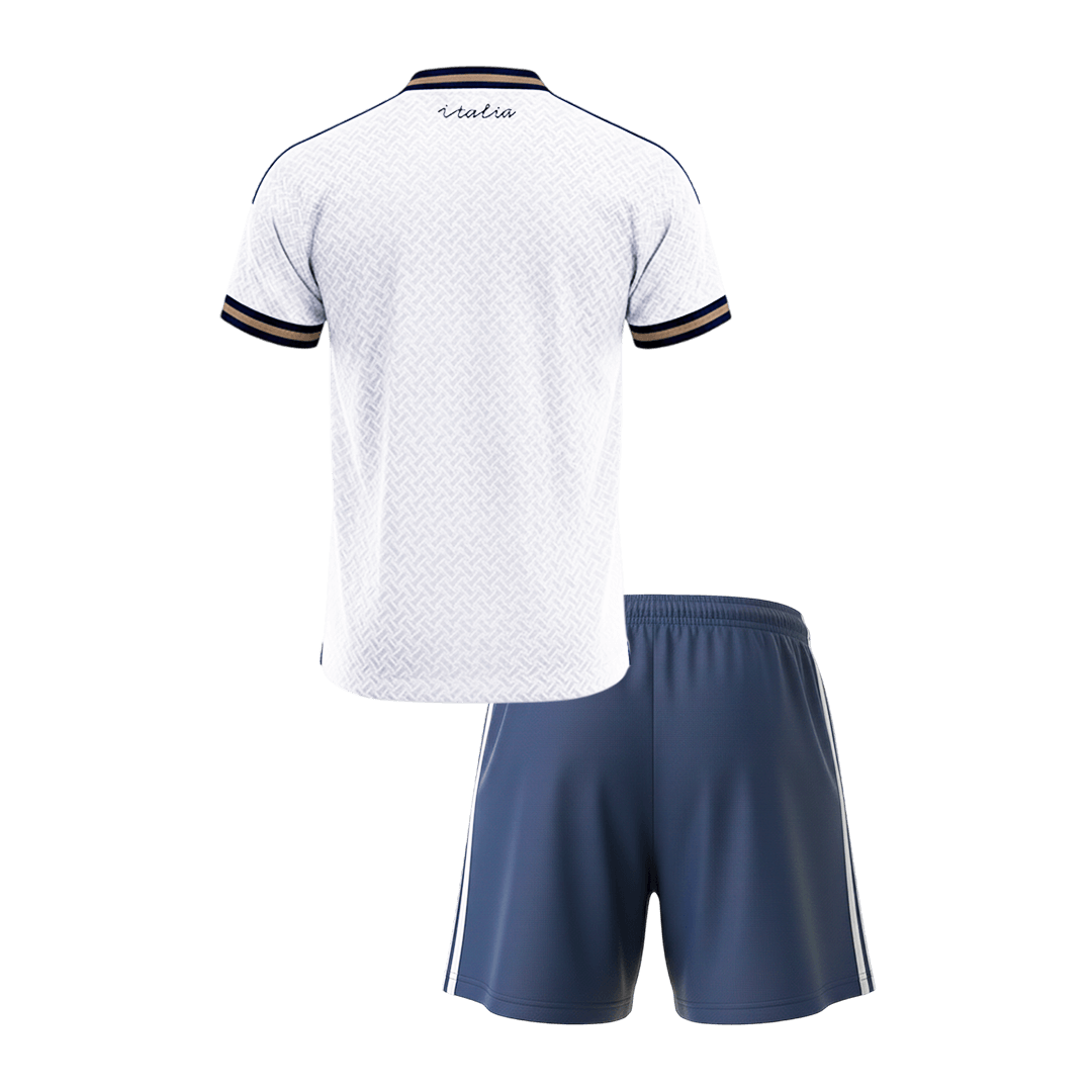 Kid's Italy World Cup 2026 Away Soccer Jersey Kit
