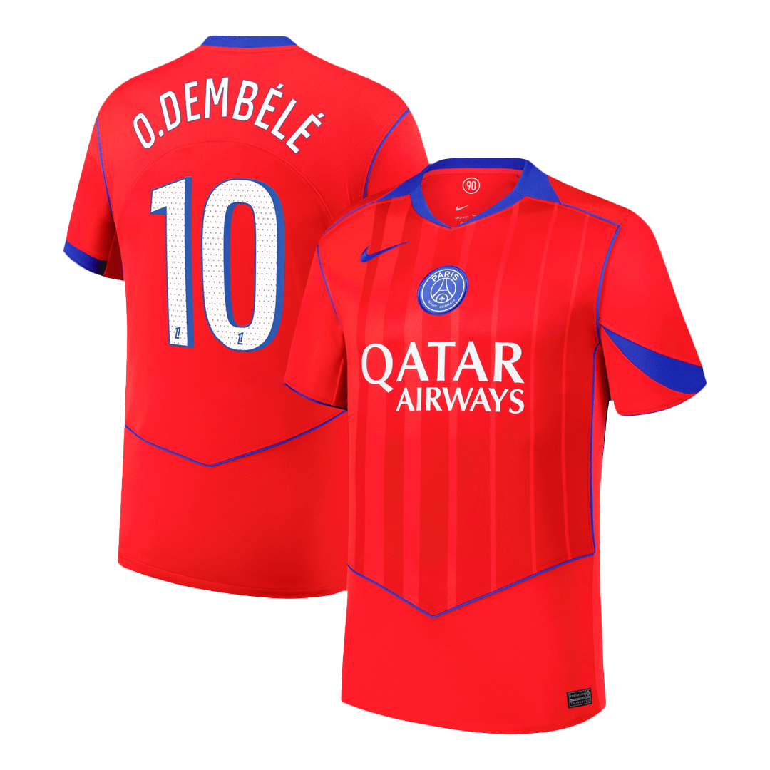 O.DEMBÉLÉ #10 Men's PSG 2025/26 Third Away Soccer Jersey