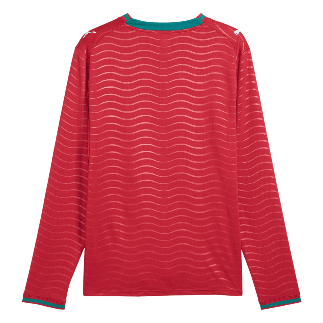 Men's Portugal World Cup 2026 Home Long Sleeve Soccer Jersey