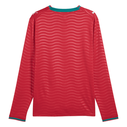 Men's Portugal World Cup 2026 Home Long Sleeve Soccer Jersey