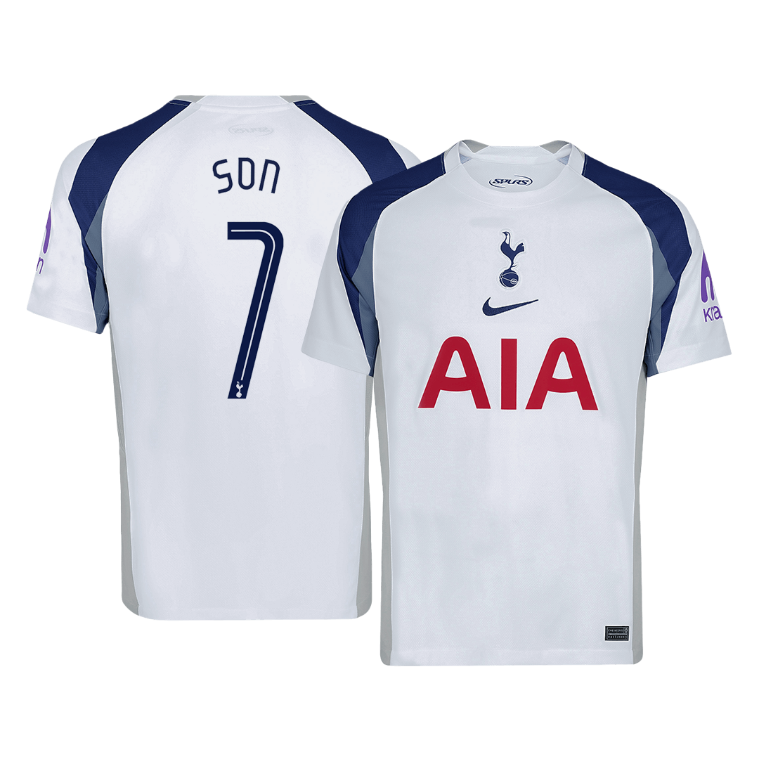 SON #7 Men's Tottenham Hotspur UCL 2025/26 Home Soccer Jersey