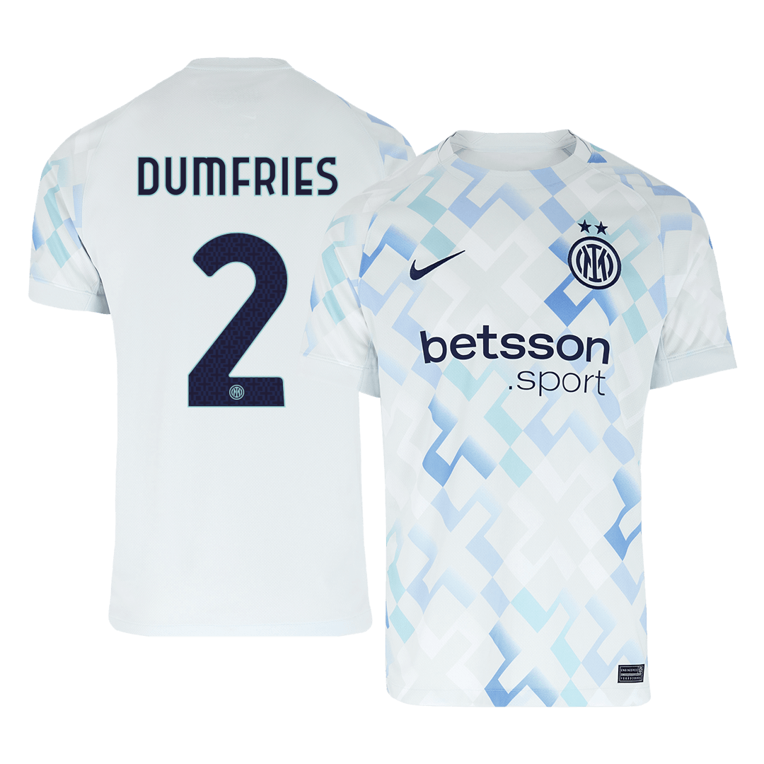 DUMFRIES #2 Men's Inter Milan 2025/26 Away Soccer Jersey