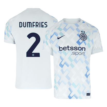 DUMFRIES #2 Men's Inter Milan 2025/26 Away Soccer Jersey