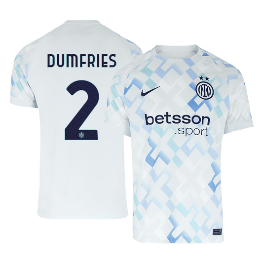 DUMFRIES #2 Men's Inter Milan 2025/26 Away Soccer Jersey