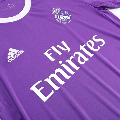 Retro RONALDO #7 Men's Real Madrid 2016/17 Away Long Sleeve Soccer Jersey