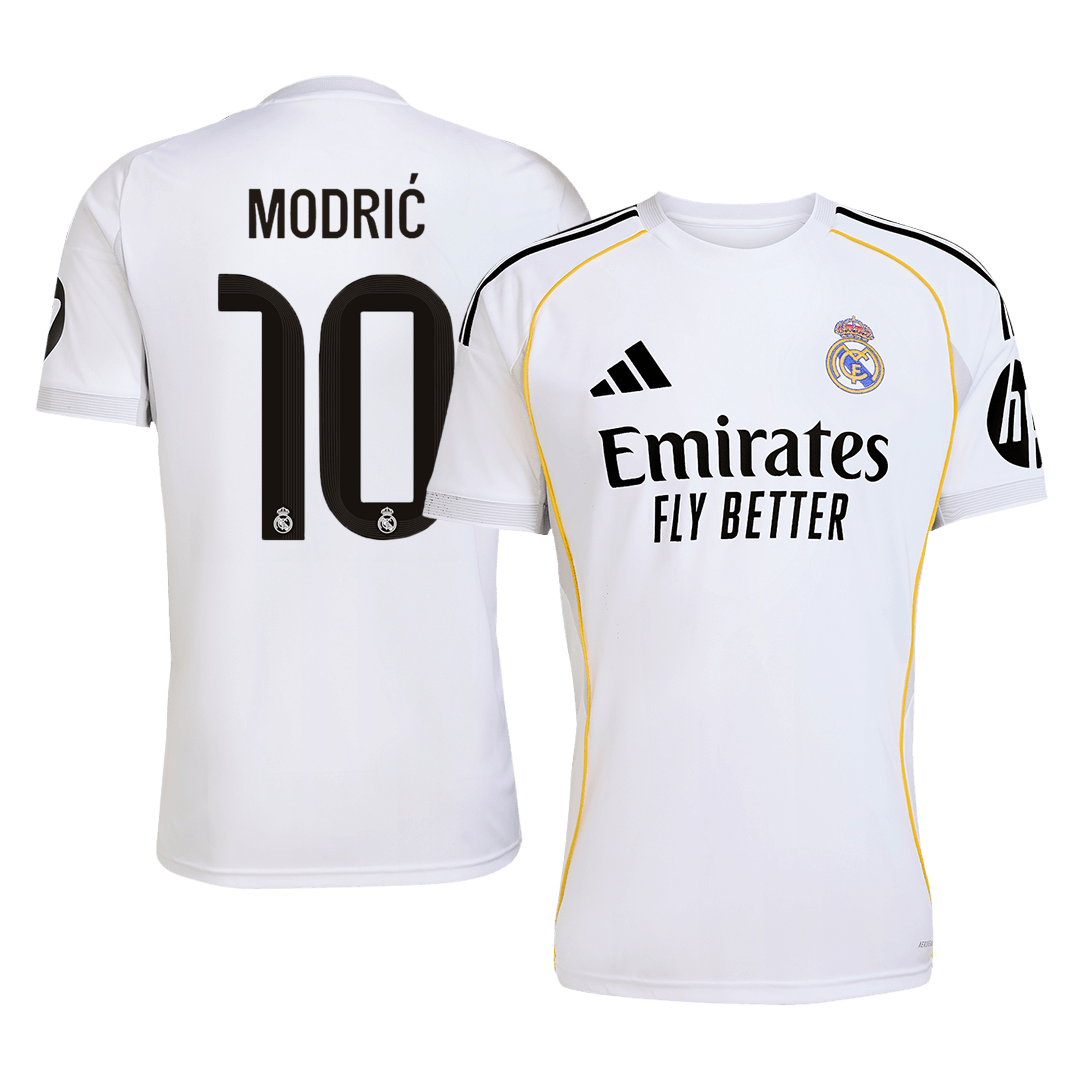 MODRIĆ #10 Men's Real Madrid 2025/26 Home Soccer Jersey [PREMIUM]