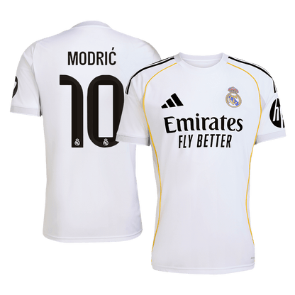 MODRIĆ #10 Men's Real Madrid 2025/26 Home Soccer Jersey [PREMIUM]