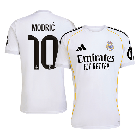 MODRIĆ #10 Men's Real Madrid 2025/26 Home Soccer Jersey [PREMIUM]