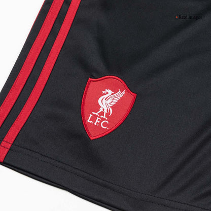 Men's Liverpool 2025/26 Away Soccer Jersey Full Kit