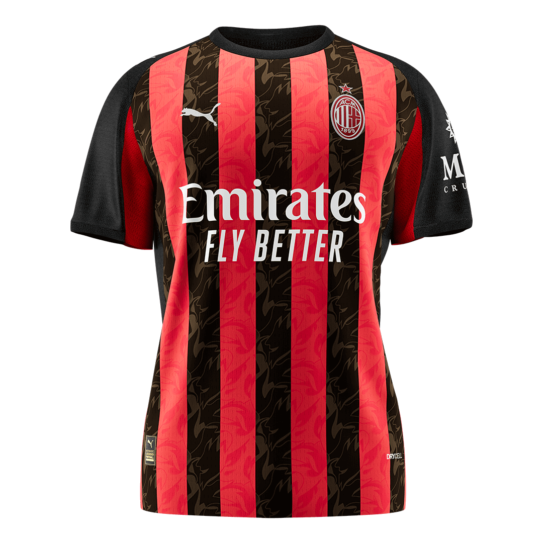 Men's AC Milan 2025/26 Home Soccer Jersey [PREMIUM]