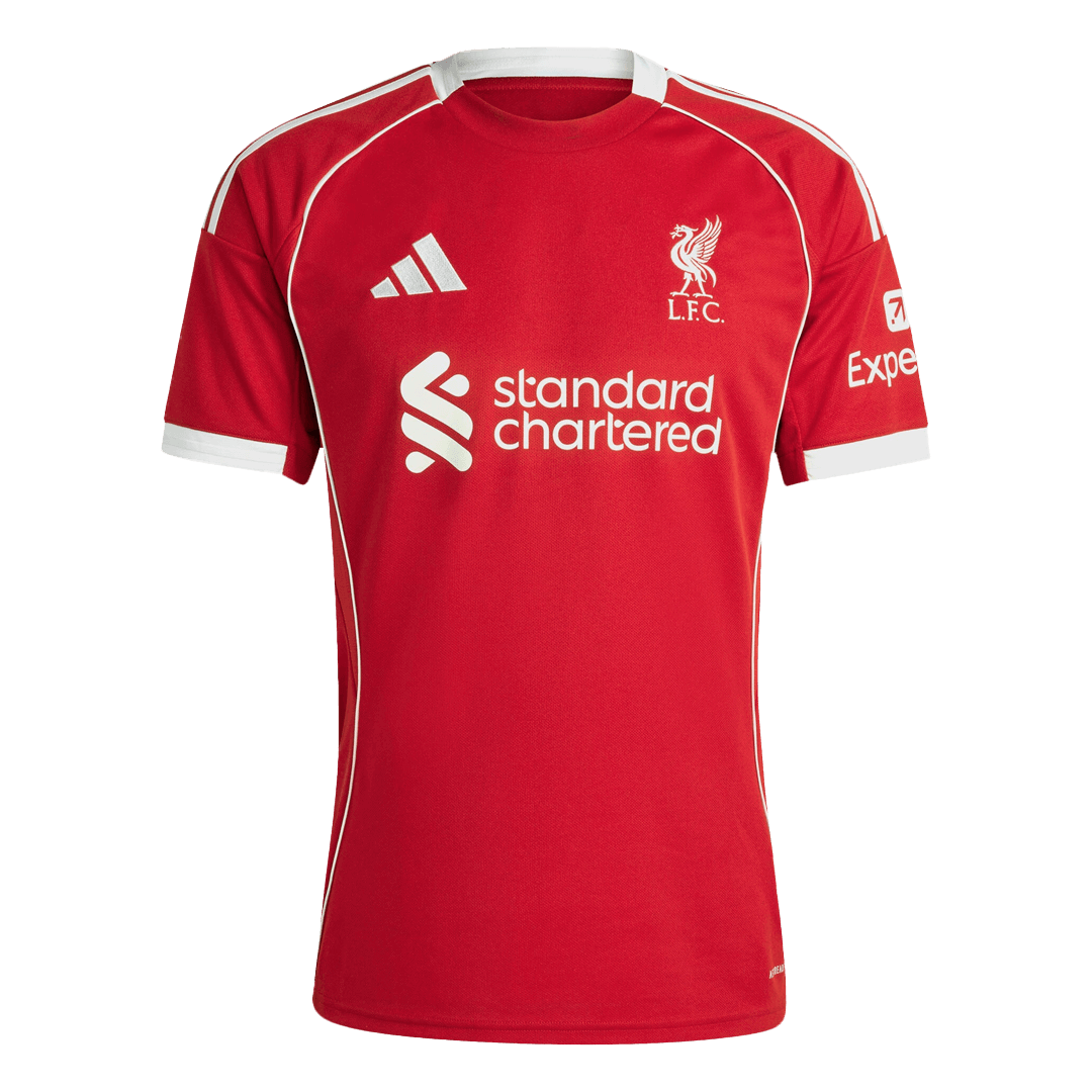 SZOBOSZLAI #8 Men's Liverpool 2025/26 Home Soccer Jersey