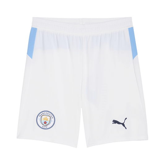 Men's Manchester City 2025/26 Home Soccer Shorts