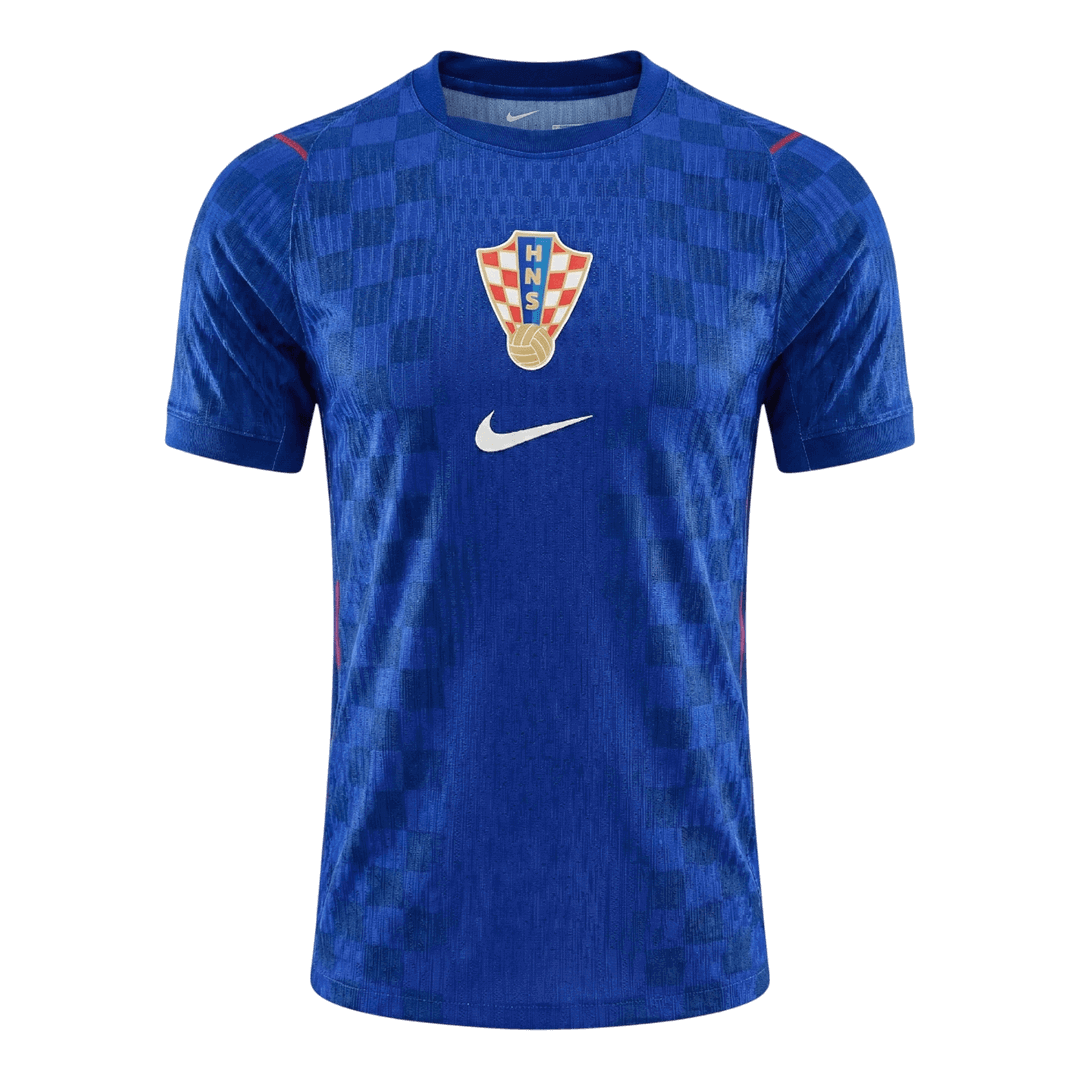 Men's Croatia World Cup 2026 Player Version Away Soccer Jersey - Slim Fit