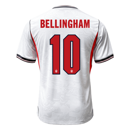 BELLINGHAM #10 Men's England World Cup 2026 Player Version Home Soccer Jersey - Slim Fit