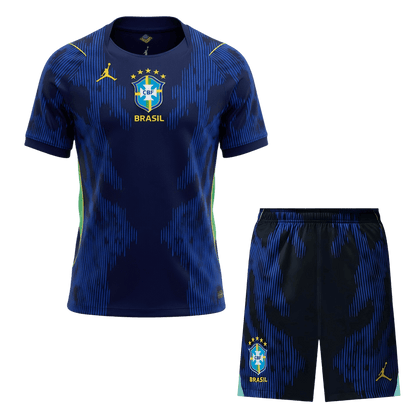 Men's Brazil World Cup 2026 Away Soccer Jersey Kit