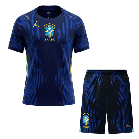 Men's Brazil World Cup 2026 Away Soccer Jersey Kit
