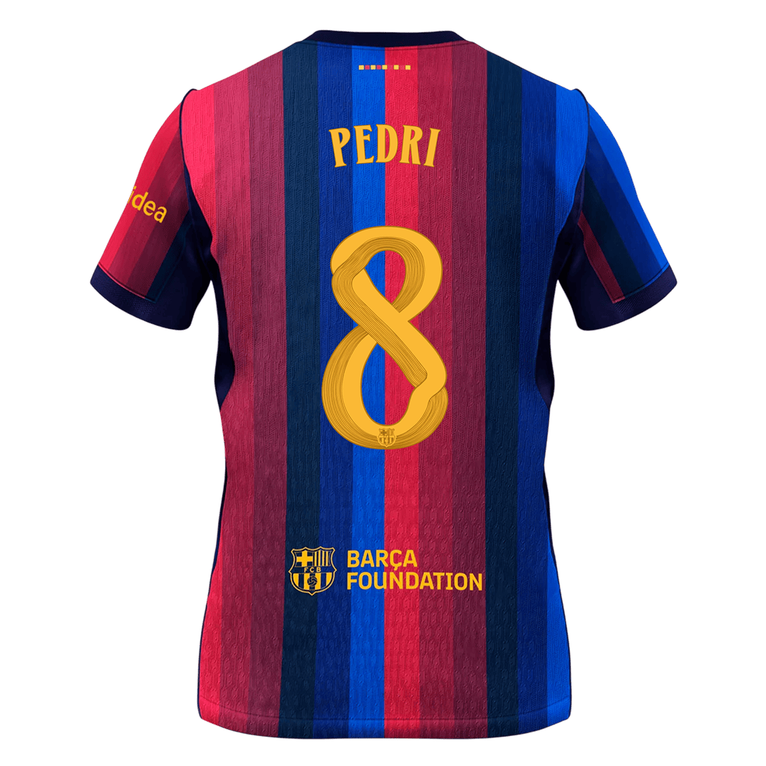 PEDRI #8 Men's Barcelona 2026/27 Home Soccer Jersey