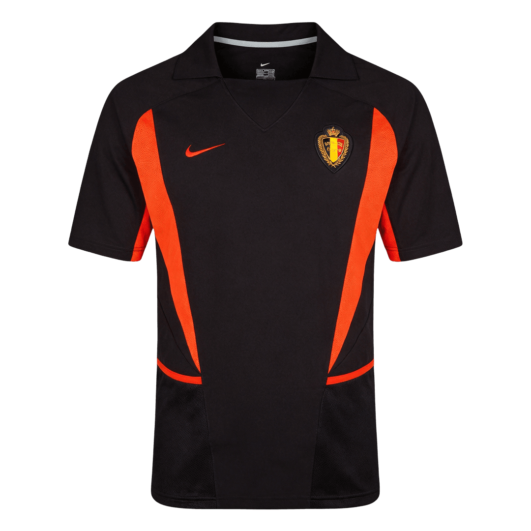 Retro Men's Belgium World Cup 2002 Away Soccer Jersey