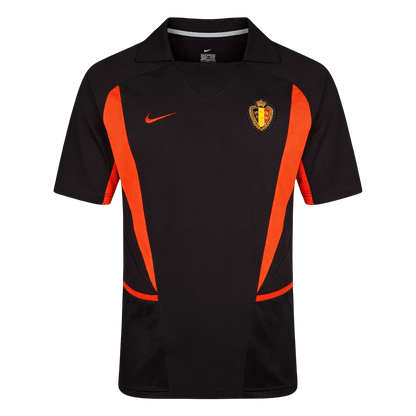 Retro Men's Belgium World Cup 2002 Away Soccer Jersey
