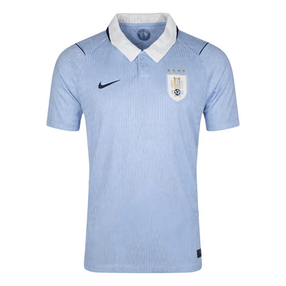 Men's Uruguay World Cup 2026 Player Version Home Soccer Jersey - Slim Fit